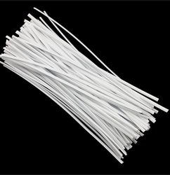 Sumdirect 1000PCS 4 Inches Plastic Twist Ties For Party Cello Candy Bags Cake Pops White