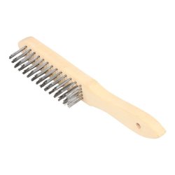 Stainless Steel Wire Brush Wood Back