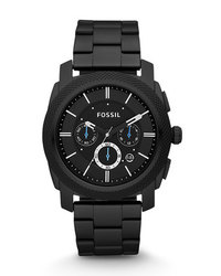 Fossil Machine FS4552 Metal Strap Watch in Black