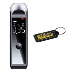 Alcohol Tester High-accuracy Lcd Non-contact Breathalyzer Analyzer & Keyring