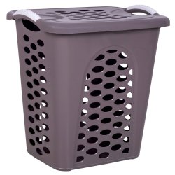 Flexible Laundry Basket Taupe
