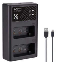 Dual Charger For Canon LP-E17 Batteries KF28.0008