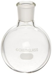 Chemglass CG-1506-90 Glass 100ML Heavy Wall Single Neck Round Bottom Flask With 14 20 Standard Taper Outer Joint