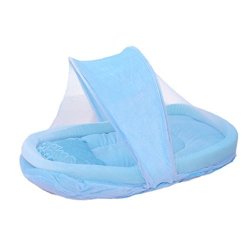 Baby Mosquito Net Crib Bed Ama Tm Portable Folding Mosquito Mesh Infant Nursery Bed Crib Canopy Baby Travel Bed Crib Blue