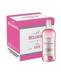 Belgravia Pink Gin - 6 X 750ML Bottles
