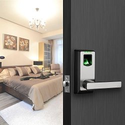 ZKTeco Electronic Smart Lock Biometric Fingerprint Door Lock With Bluetooth Keyless Home Entry With Your Smartphone fingerprint Locks For Bedroom