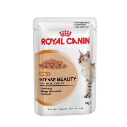 ROYAL CANIN Hair & Skin Care Chunks In Gravy Wet Cat Food - 12X85 Grams