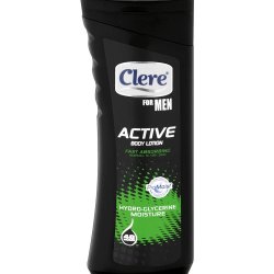 Clere Active For Men Hand & Body Lotion 400ML Hydro Glycerine Moisture