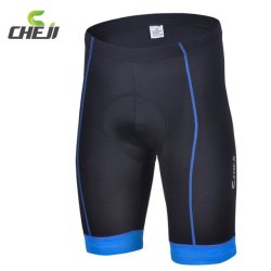 High Elasticity Quick Dry Mountain Bike 3D Gel Padded Ciclismo Bicicleta Tights Clothi... - Blue M