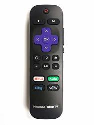 Original Hisense Roku Tv Remote W volume Control & Tv Power Button For All Hisense Roku Tv Roku Built-in Tv Not Roku Player Connect W tv