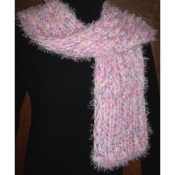 Pa:scrvs:u -cosy Beautiful Handknitted Scarf- Colours As Per Scanned Image 02