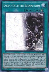 Yu-gi-oh Good & Evil In The Burning Abyss SECE-ENS14 - Secrets Of Eternity: Super Edition - Limited Edition - Super Rare
