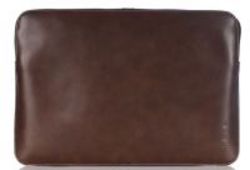 Knomo For Men Leather Zip Sleeve for 11" Macbook Air