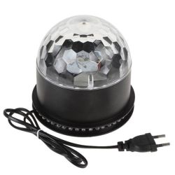 LED Disco Crystal Rotating Magic Ball With Bluetooth Music