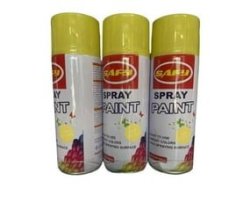 Safy Spray Paint Cream Yellow - 400ML X6