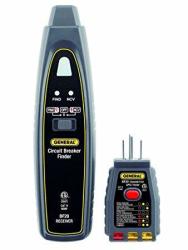General Tools BF20 Circuit Breaker Finder With Non-contact Voltage Detector And Gfci Outlet Checker