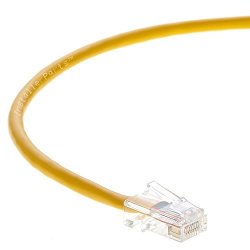 Installerparts Ethernet Cable CAT6 Cable Utp Non-booted 25 Ft - Yellow - Professional Series - 10GIGABIT SEC Network High Speed Internet Cable 550MHZ