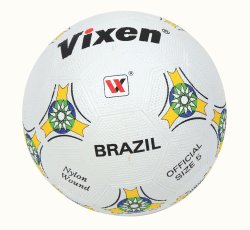 Vixen Brazil Rubber Moulded Soccer Ball Training Football 32 Panel -size 5 VXN-FB8A