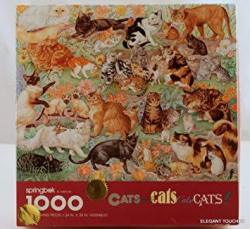Springbok - Cats Cats Cats Cats Cats - Jigsaw Puzzle - 1000 PC