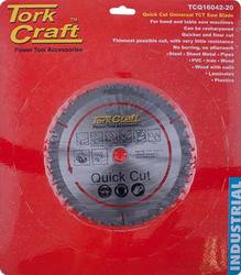 Tork Craft Universal Quick Cut Tct Blade 160X42T 20-16