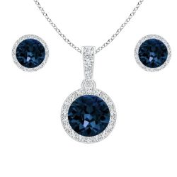 Nicki Jewellery Set- Swarovski Montana Crystal
