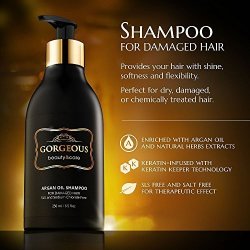 Shampoo For Treatment After Brazilian Smoothing Enriched With Keratin And Moroccan Oil