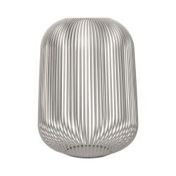 Lantern - Powder Coated Steel In Dove Grey: Large 45X33CM Lito