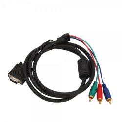 3 Ft Vga To Tv 3 Rca Component Av Adapter Cable For PC