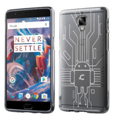 OnePlus 3 Bugdroid Circuit Case Clear
