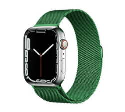 Pro-techt Apple Watch Band - Mesh Milanese Bracelet Strap Loop 42 44 45MM - Green