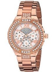Guess Women's U0111l3 Sparkling Hi-energy Mid-size Rose Gold-tone Watch