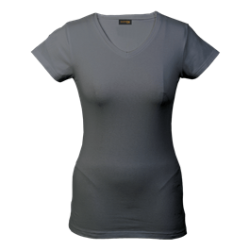 Ladies 170g Slim Fit V-neck T-shirt - Barron - 6 Colours - 3xl 4xl 5xl