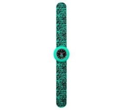 Waterproof Teal Heart Snap Watch - Colourful 5 Atm Analogue Watch