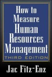 How to Measure Human Resource Management 3rd Edition
