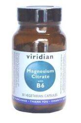 Magnesium Citrate With B6 Vegetarian Capsules 30