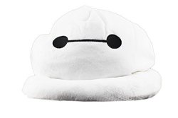 Xcoser Cute White Robot Plush Hat Cap Accessories For Cosplay