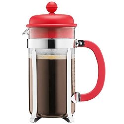 Bodum Caffettiera Coffee Maker 8 Cup 1L 34 Oz Red Pack Of 2