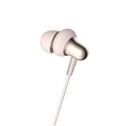 Stylish E1025 Dual-dynamic Driver 3.5MM In-ear Headphones - Gold