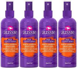 Aussie Hair Insurance Leave-in Conditioner 8 Oz Pack Of 4
