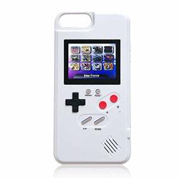 Goglor Gameboy Case For Iphone Retro 3D Gameboy Design With 36 Small Games Game Console Iphone Case Color Screen Silicone Cover Case For Iphone