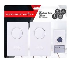 Wireless Door Chime 120M With 2 X Receivers