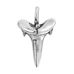 Aeravida MINI Shark Tooth .925 Sterling Silver Pendant