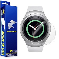ArmorSuit Militaryshield - Samsung Gear S2 Smartwatch Screen Protector 2-pack Anti-bubble And Extream Clarity Hd Shield With Lifetime Replacements