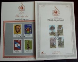 Stamp Ciskei First Day Sheets 1980s X 30
