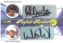 Pierre Duclos wes Whitehouse- Leaf Ace 2013 - "perfect Partners Certified Auto" Card Pp48 25 Of 35