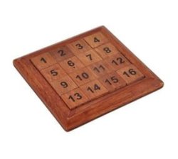 Kid's Wooden Magic Square Numbers Game Toy - 12CM