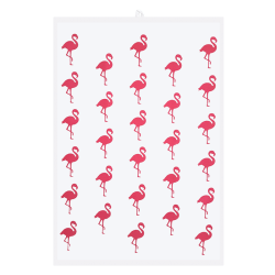Dishy Designs Flamingo Tea Towel