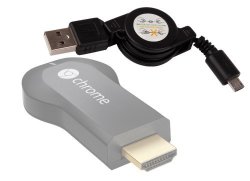Micro USB Retractable Data Transfer Sync Cable For Google Chromecast Ultra Chromecast 2 & Chromecast - By Duragadget