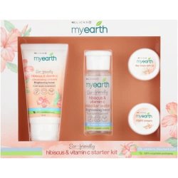 MyEarth Hibiscus & Vitamin C Brightening Boost Starter Pack 300ML