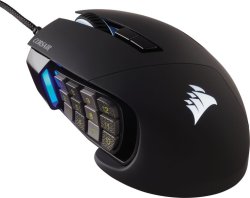 Scimitar Elite Rgb Optical Moba mmo Gaming Mouse - Black